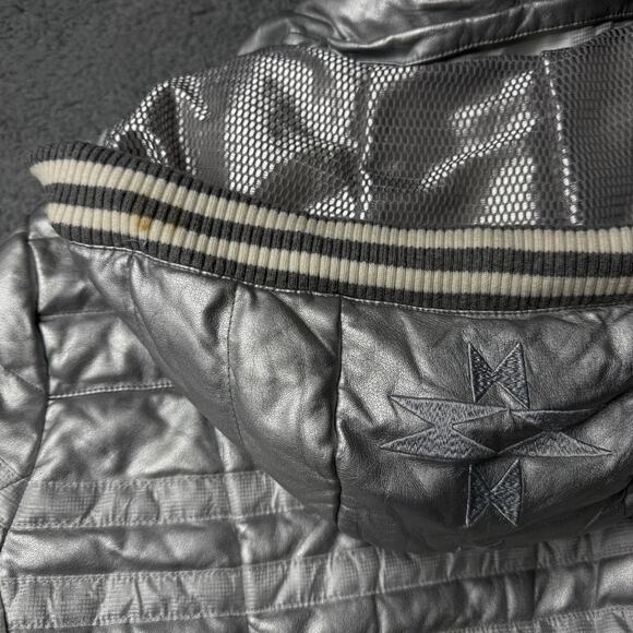 Bogner Ski Jacket Men's Small Gray and White Cosmopolitan Sport Zip Up - Picture 15 of 16